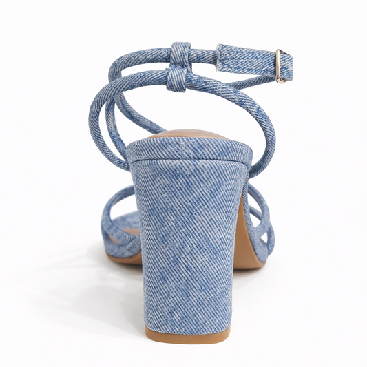 SOLEA SISTERS - Amélie Denim Sandalo